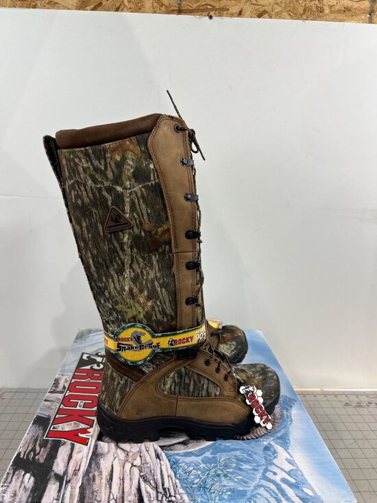 Rocky Prolight Snakeproof Boots Men’s Size Sz. 8 Waterproof Camo Hunting New main image 7